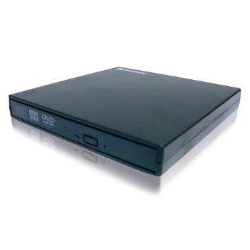 CD/DVD író, USB 2.0, külső, SANDBERG