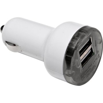 Autós töltőfej, 2x USB, univerzális, 2100 mAh / 1000 mAh, SANDBERG