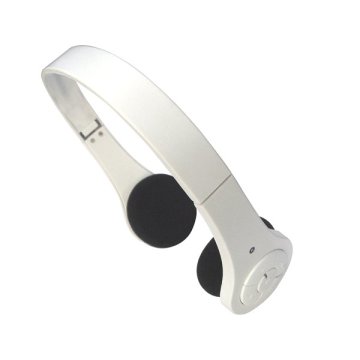 Fejhallgató, beépített mikrofon, Bluetooth, SANDBERG, fehér