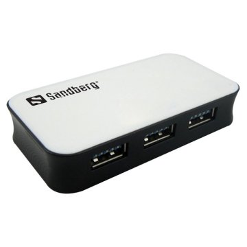 USB elosztó-HUB, 4 portos, USB 3.0, SANDBERG
