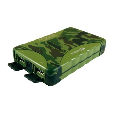 Hordozható akkumulátor, 10400 mAh, SANDBERG "Outdoor", terepmintás