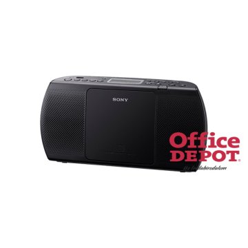 Sony ZSPE40X110BPI.YS hordozható fekete CD rádió + fejhallgató