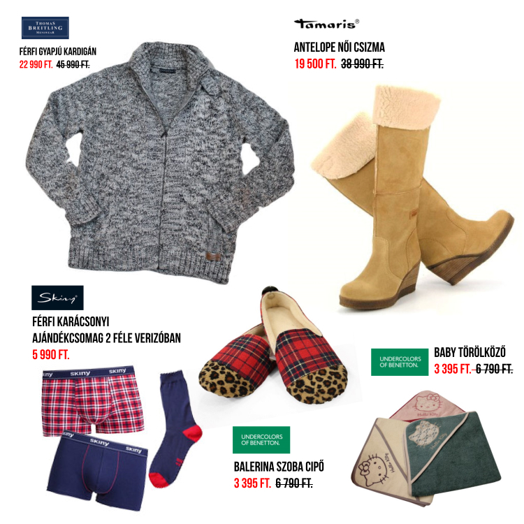 Premier Outlet termékek lookbook