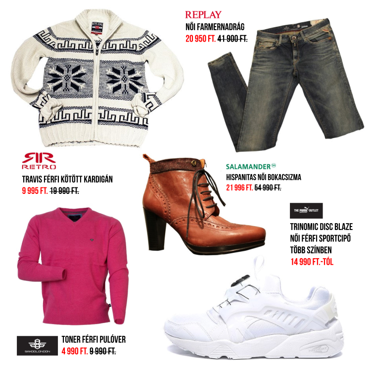 Premier Outlet termékek lookbook