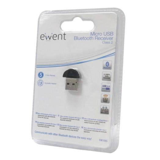 Ewent EW1085 USB micro Bluetooth vevő (2-es osztályú)