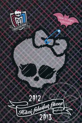Monster High házi feladat füzet 2012-2013