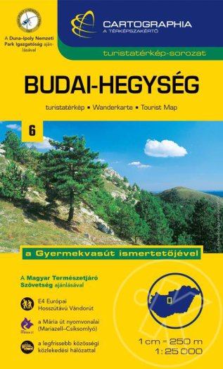 BUDAI-HEGYSÉG TURISTATÉRKÉP - CART. - "SC" -