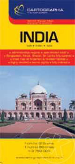 INDIA TÉRKÉP CART. "SC"