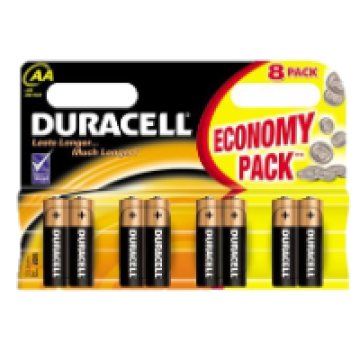 Duracell BSC 8 db AA elem