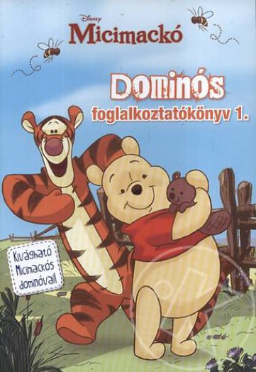 Micimackó - Dominós foglalkoztatókönyv 1. - Kivágható Micimackós dominóval!