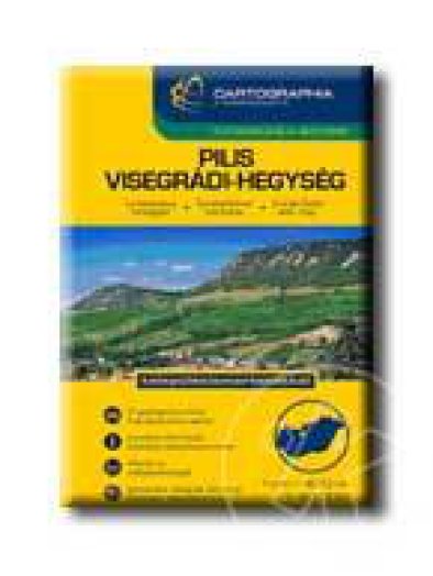 PILIS, VISEGRÁDI-HEGYSÉG TURISTAKALAUZ TÉRKÉPPEL - 1:40000 - "SC" -