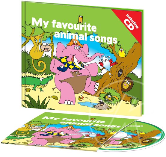 MY FAVOURITE ANIMAL SONGS - KÖNYV + CD