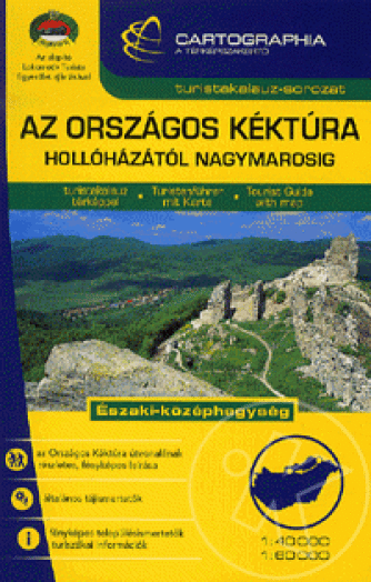 Az országos Kéktúra 1 : 40 000, 1 : 60 000 - Turistatérkép