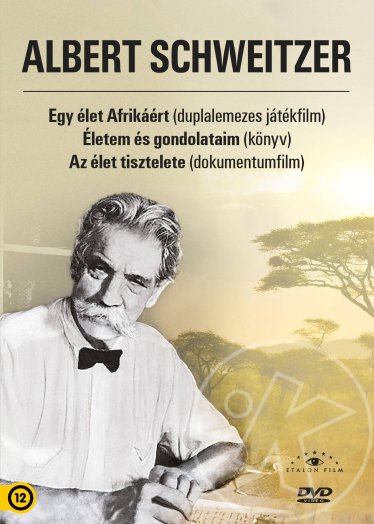ALBERT SCHWEITZER DÍSZDOBOZ (KÖNYV +JÁTÉKFILM ÉS DOKUMENTUMFILM MELLÉKLETTEL)