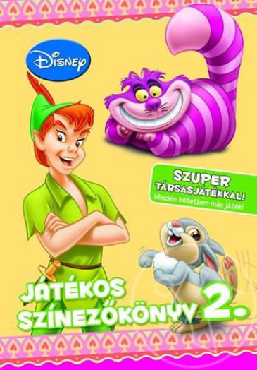 Disney - Játékos színezőkönyv 2. - Szuper társasjátékkal!