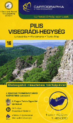 PILIS, VISEGRÁDI-HEGYSÉG TURISTATÉRKÉP - 1:40.000 -"SC"