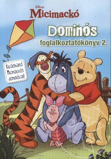 Micimackó - Dominós foglalkoztatókönyv 2. - Kivágható Micimackós dominóval!