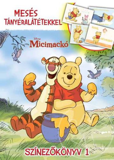 Micimackó - Színezőkönyv 1. - Mesés tányéralátétekkel