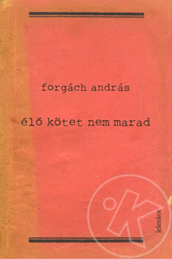 Élő kötet nem marad