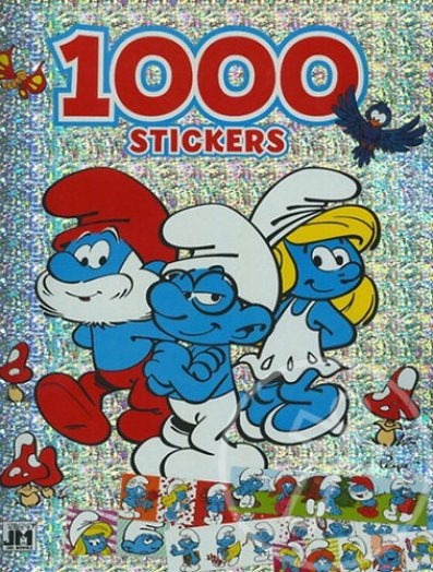 Hupikék Törpikék - A4 1000 matricás színező