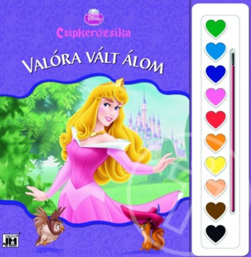 Csipkerózsika - Valóra vált álom - Kifestők vízfesték készlettel A4