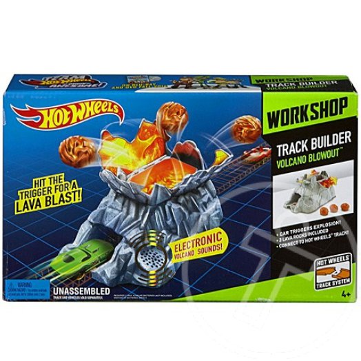 Hot Wheels Workshop: Vulkánkitörés pályaépítő