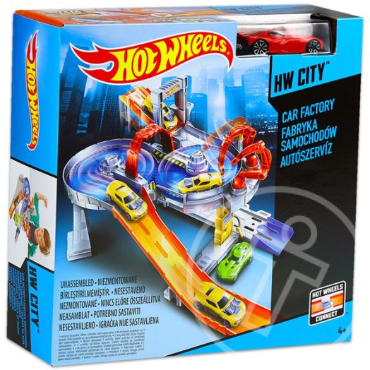 Hot Wheels: Autószerviz pálya kisautóval - Mattel