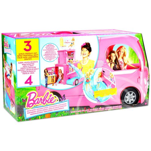 Barbie Pop-Up Camper lakóbusz