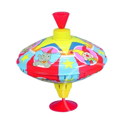 Cirkuszos nagy búgócsiga - 21 cm-es