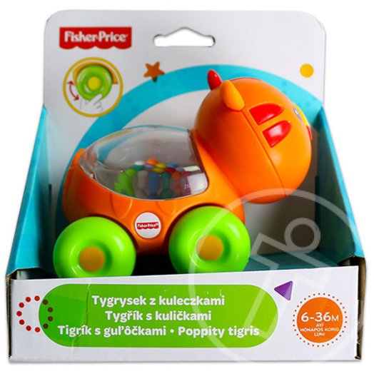 Fisher-Price Poppity guruló csörgő tigris bébijáték