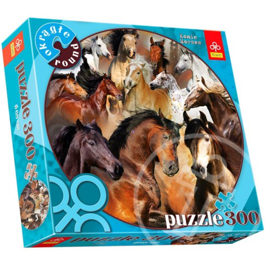 Lovak 300 db-os kör puzzle