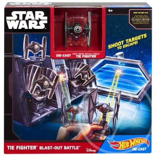 Hot Wheels Star Wars Tie Fighter Blast-Out Battle