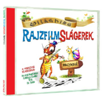 Világhírű rajzfilmslágerek magyarul CD