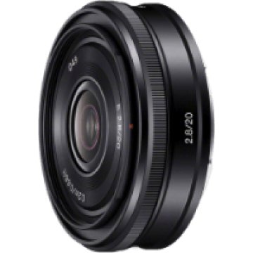 E 20 mm f/2.8 pancake objektív