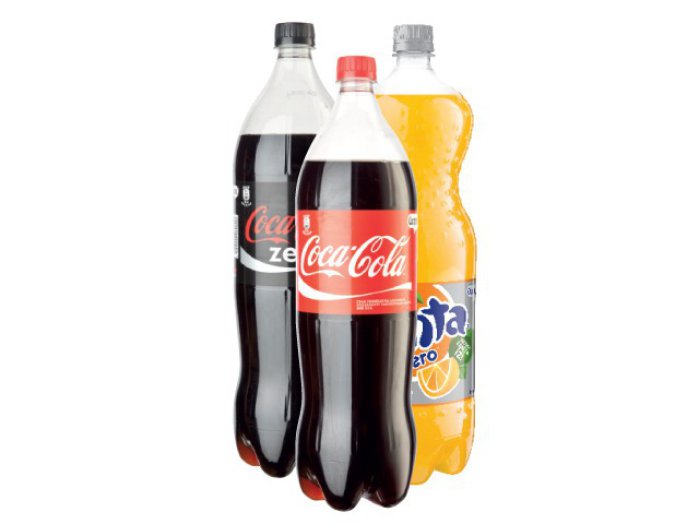 Coca-Cola, Fanta, Kinley és Sprite szénsavas üdítőital