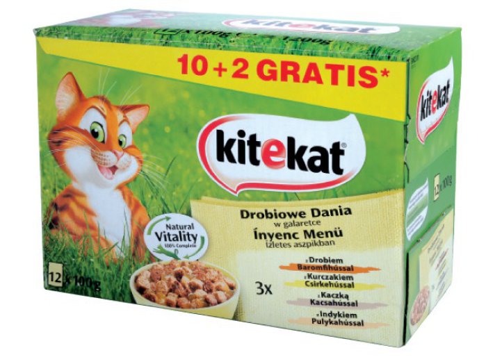 Kitekat alutasakos macskaeledel multipack