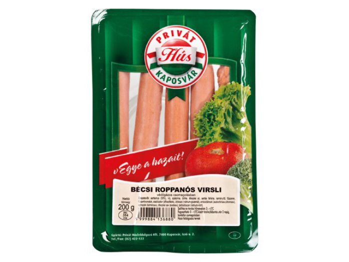 Privát Hús Bécsi roppanós virsli