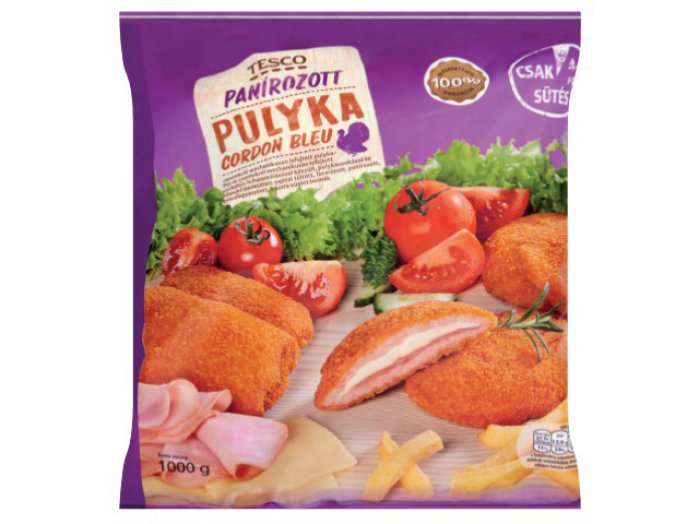 TESCO pulyka Cordon bleu