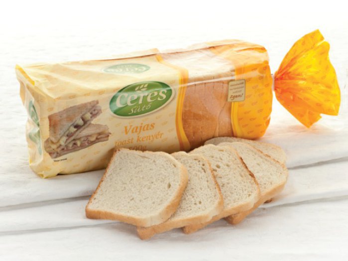 Ceres vajas toastkenyér
