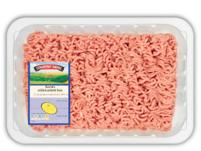Sertés előkészített hús