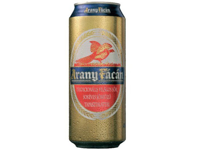Arany Fácán dobozos sör