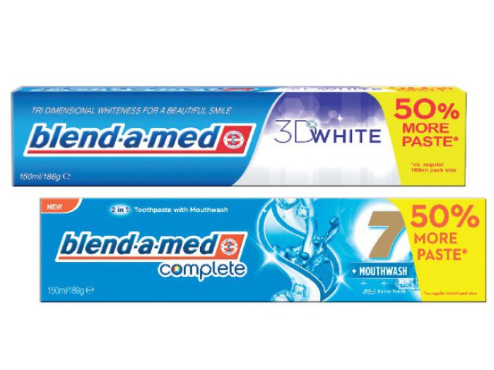 Blend-a-med 3D White vagy Complete7 fogkrém