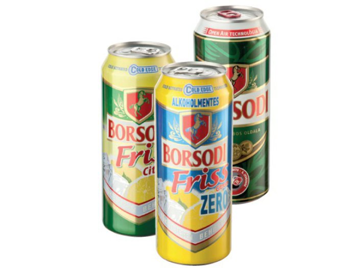 Borsodi dobozos sör vagy Borsodi Friss dobozos ízesített sör