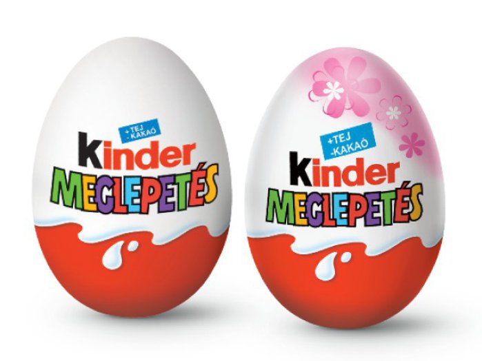 Kinder Meglepetés tejcsokoládé-tojás