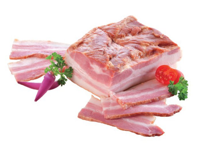 Füstölt, főtt császárszalonna