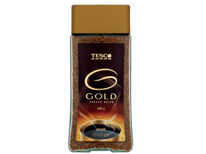 TESCO Gold instant kávé