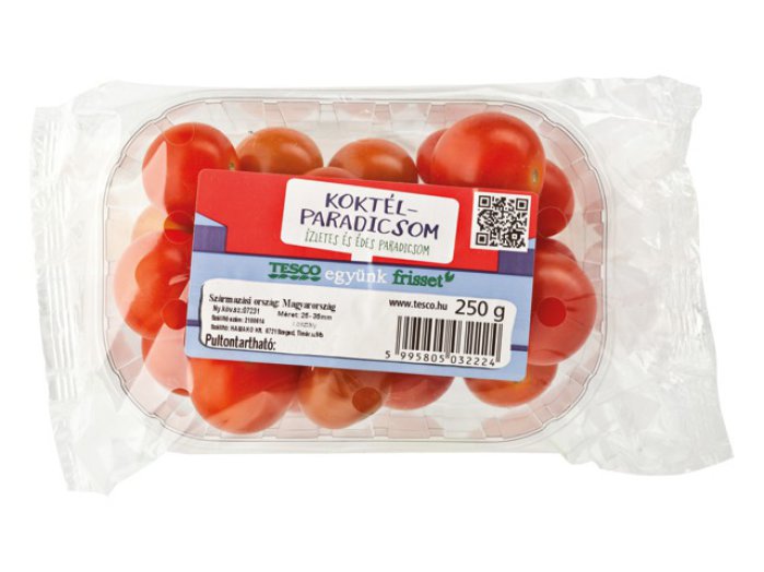 TESCO koktél- vagy bébiszilva paradicsom