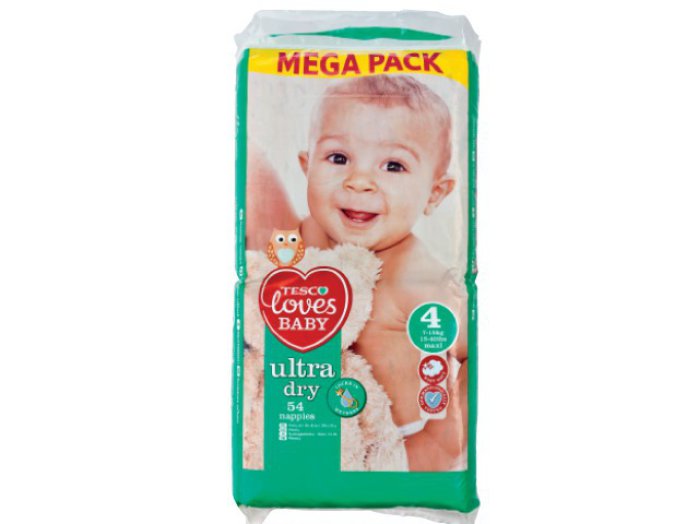 TESCO loves BABY ultra dry megapack pelenka