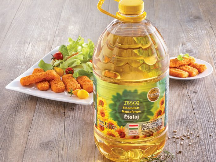 TESCO napraforgó-étolaj