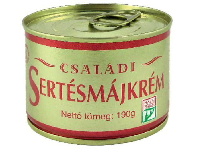 Családi sertésmájkrém vagy baromfimájas